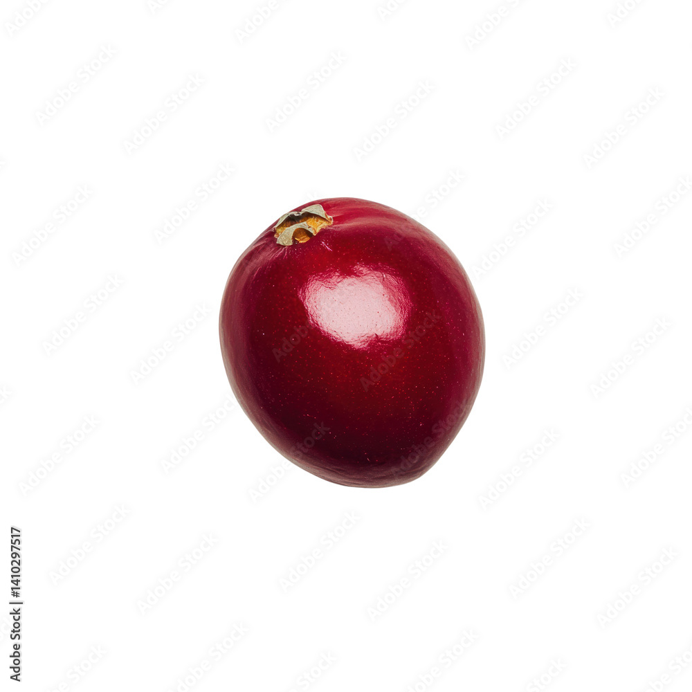 Fresh red cranberry fruit cutout background studio view delicious superfood concept Fresh red cranberry fruit cutout background studio view delicious superfood concept