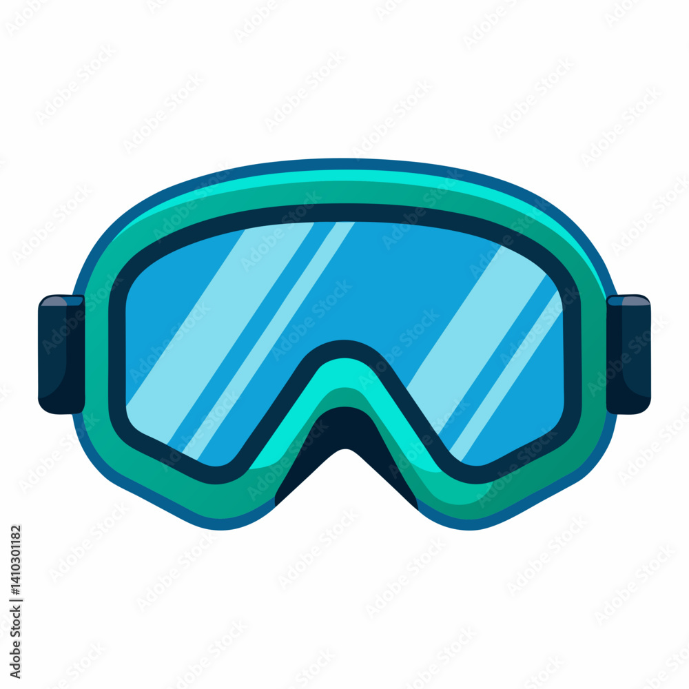 Ski Goggles icon against white background