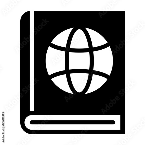 Encyclopedia Vector Glyph Icon Design