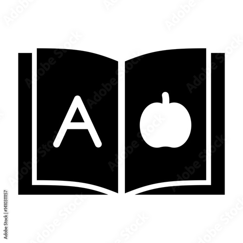 Children’s Book Glyph Icon
