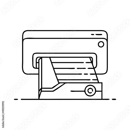laminator icon, laminator vector illustration-simple illustration of laminator, perfect for laminator logos and icons