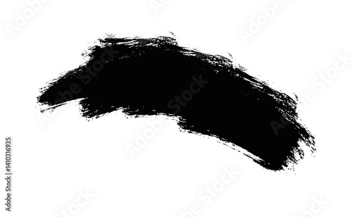 Abstract brush stock isolated on transparent PNG file