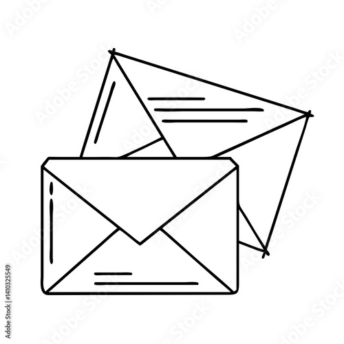 envelopes icon, envelopes vector illustration-simple illustration of envelopes, perfect for envelopes logos and icons