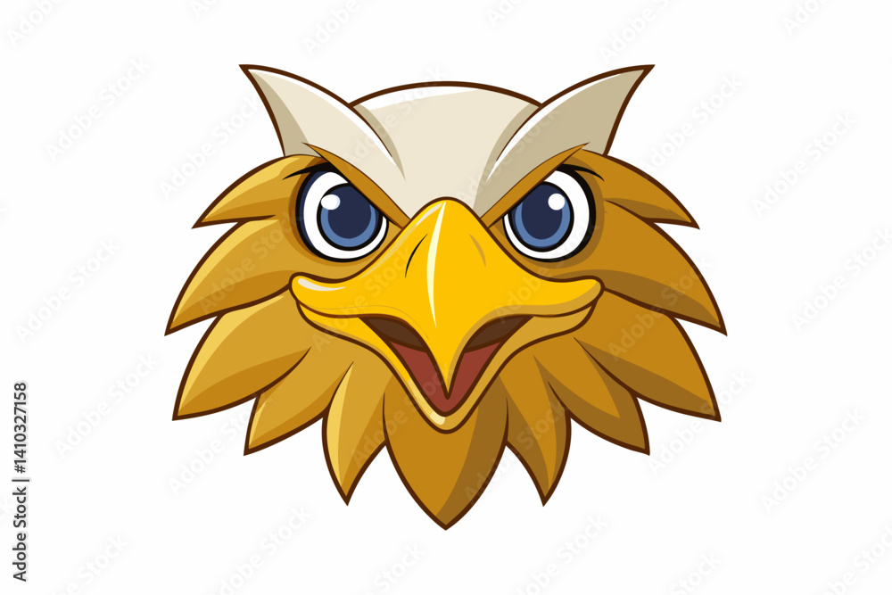 Fototapeta premium eagle owl vector illustration