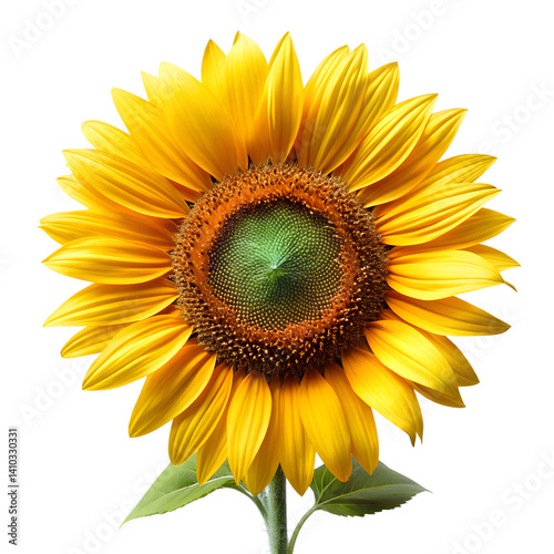 Sunflower isolated on transparent background