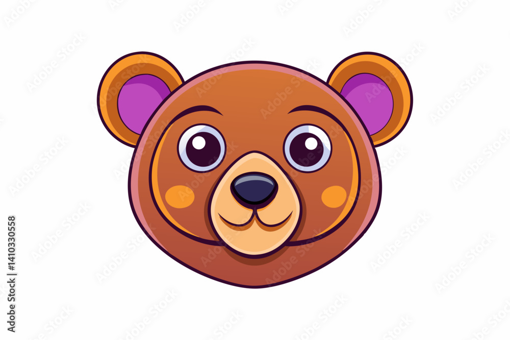Obraz premium brown bear cartoon