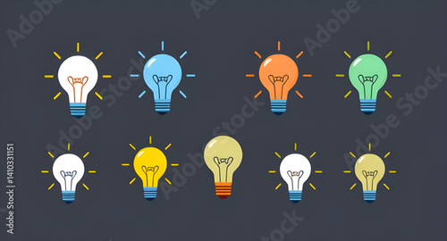 light bulb idea concept