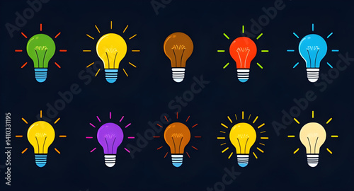 light bulb idea concept