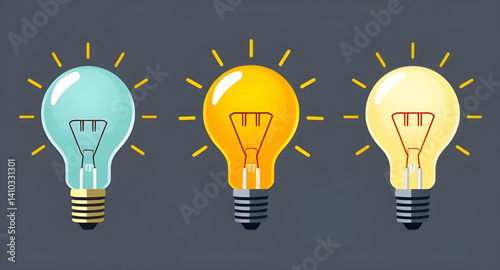 light bulb idea concept