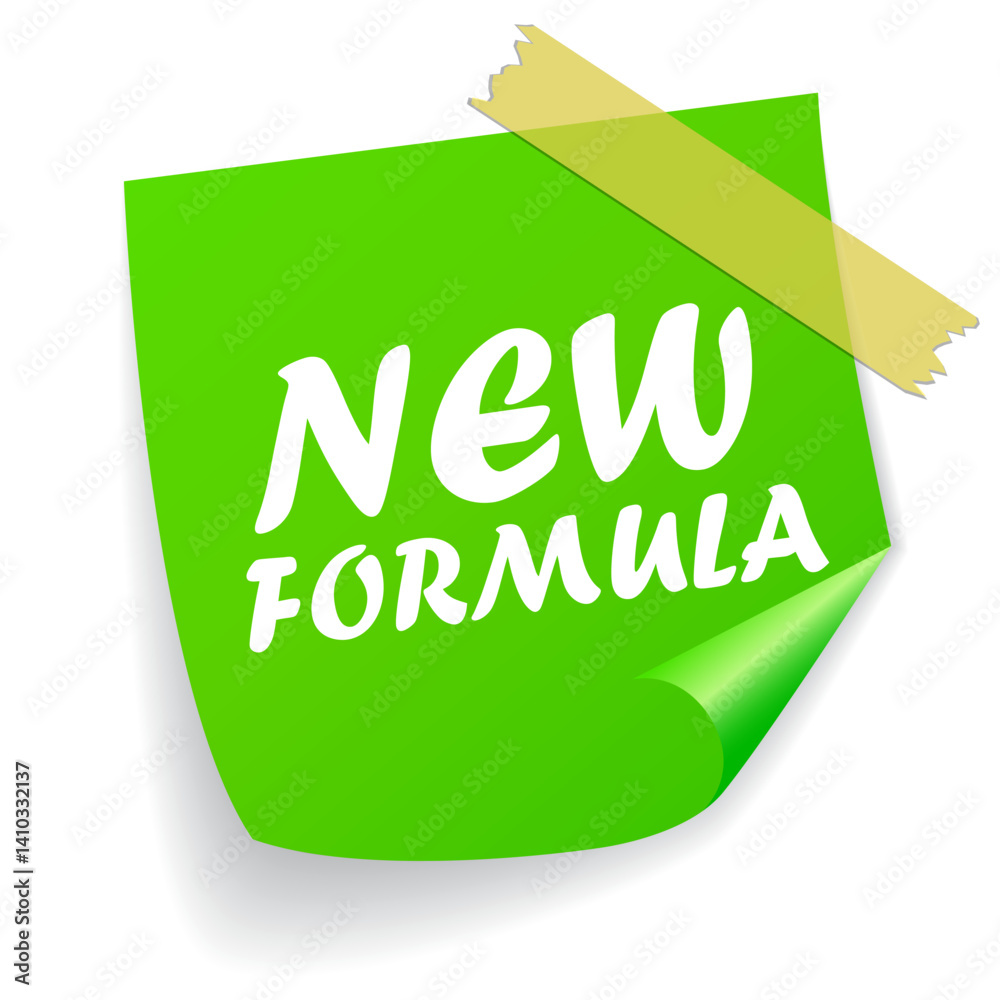 New formula vector stciker