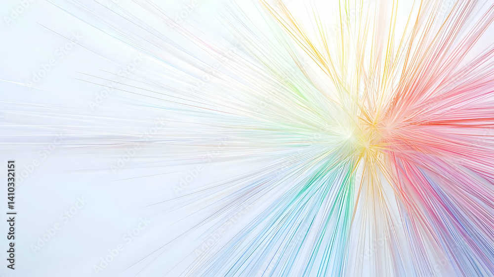 Obraz premium Abstract Colorful Burst Design