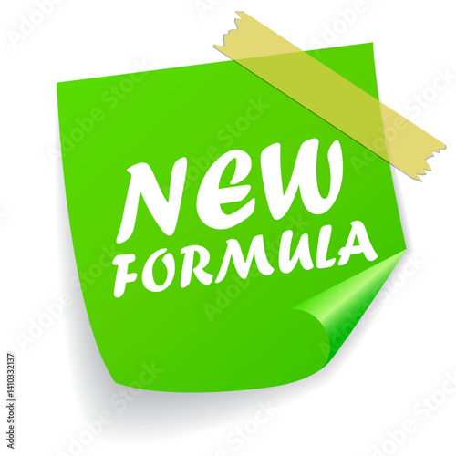 New formula vector stciker