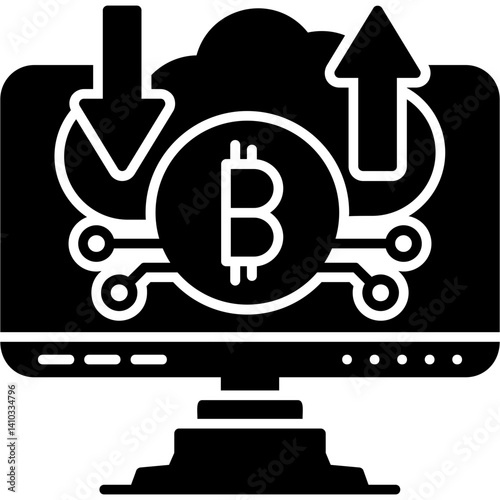 Cloud Mining Icon