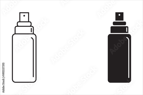Skincare products icon web design in vector on white backgroud