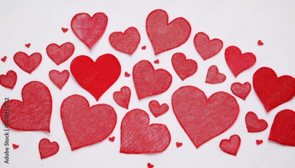 Heart icons in different sizes