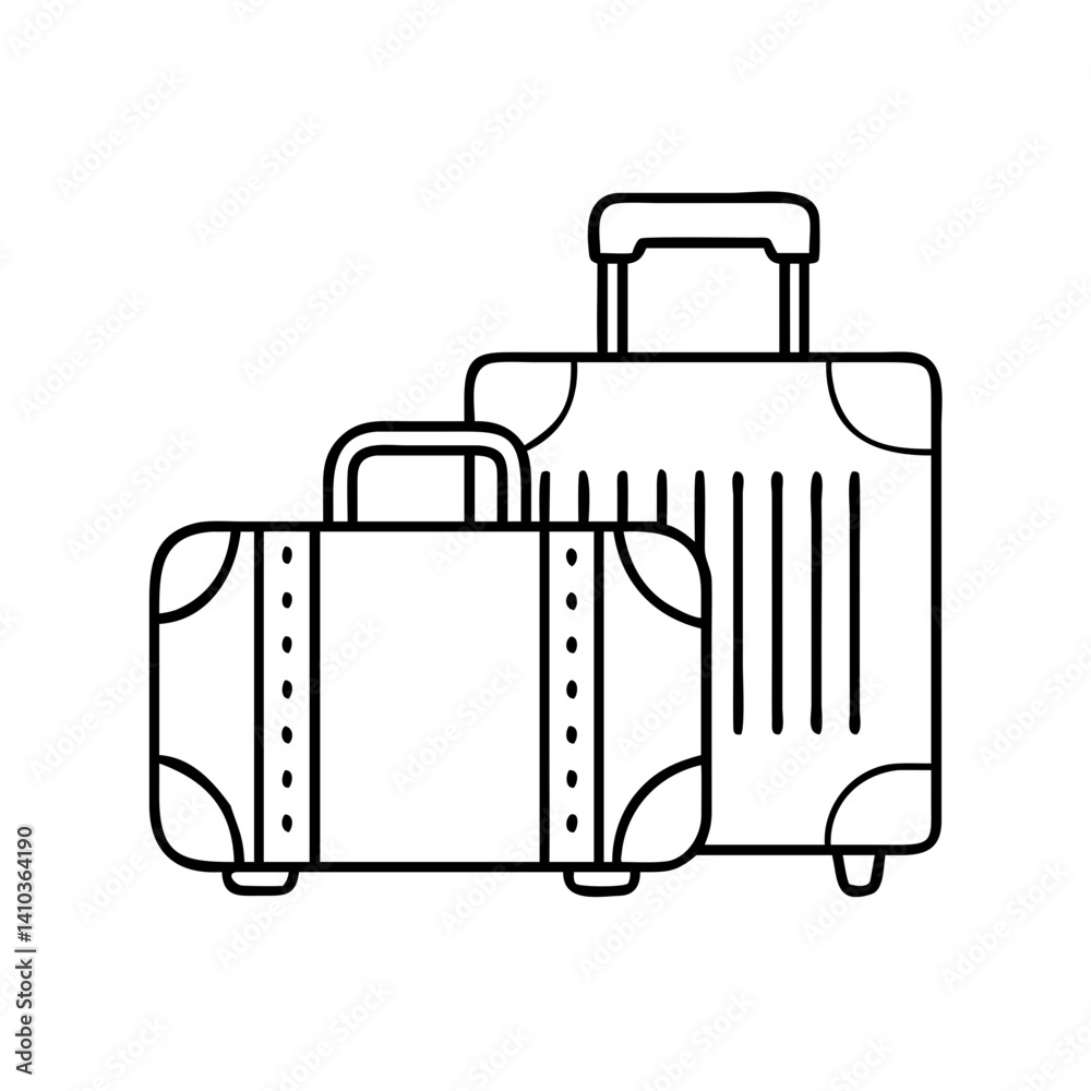 luggage icon, luggage vector illustration-simple illustration of luggage, perfect for luggage logos and icons luggage icon, luggage vector illustration-simple illustration of luggage, perfect for luggage logos and icons