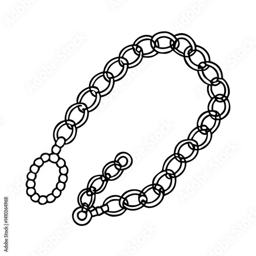 watch chains icon, watch chains vector illustration-simple illustration of watch chains, perfect for watch chains logos and icons