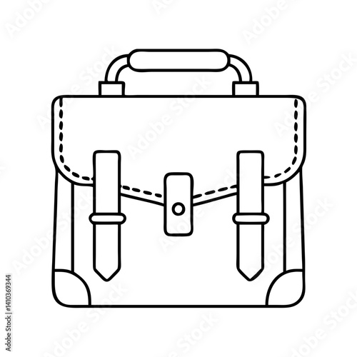 satchel bags icon, satchel bags vector illustration-simple illustration of satchel bags, perfect for satchel bags logos and icons