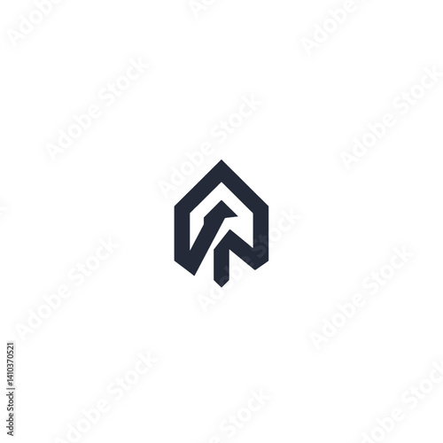 Free Download Abstract geometric arrow up logo design - GFXLoad