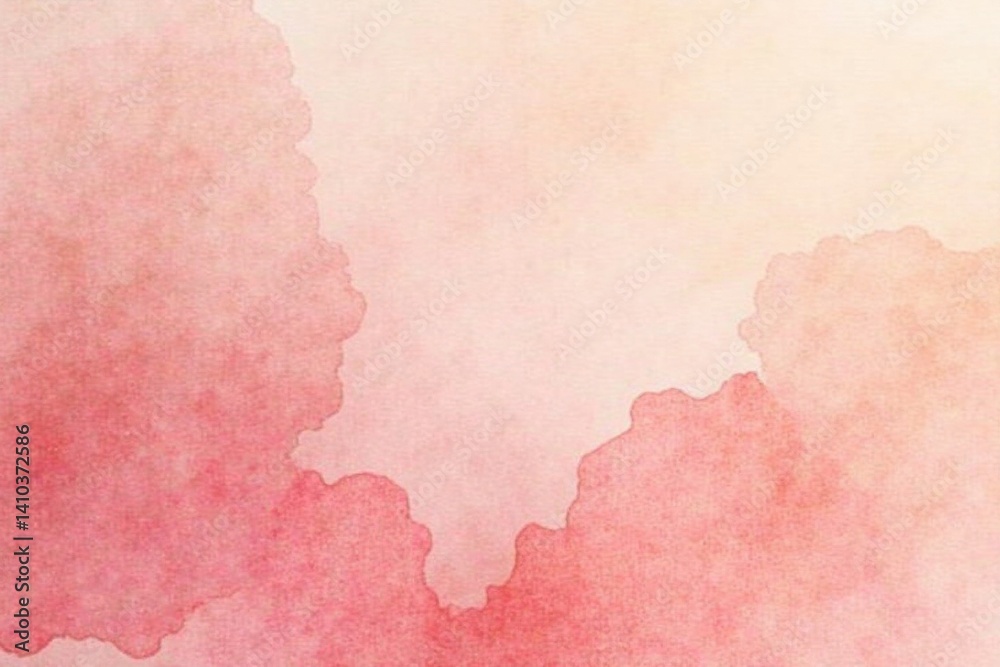 Obraz premium Soft peach watercolor background, soft, peach, watercolor
