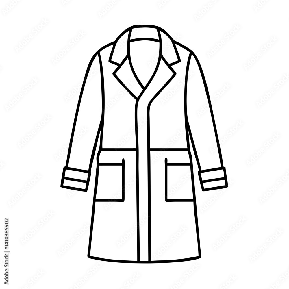 duster coat icon, duster coat vector illustration-simple illustration of duster coat, perfect for duster coat logos and icons duster coat icon, duster coat vector illustration-simple illustration of duster coat, perfect for duster coat logos and icons