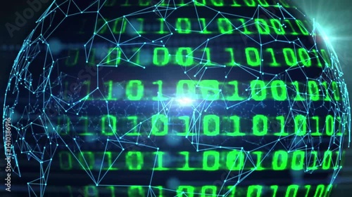 binary code background