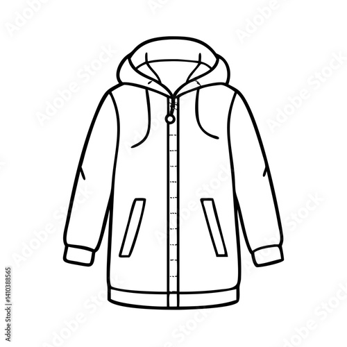 parka icon, parka vector illustration-simple illustration of parka, perfect for parka logos and icons
