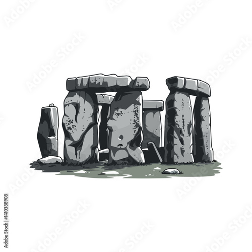 Ancient Stone Circle A Striking Illustration of Megalithic Architecture