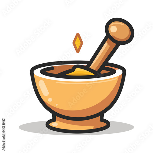 Wooden Mortar and Pestle  A Classic Tool for Grinding Spices and Herbs