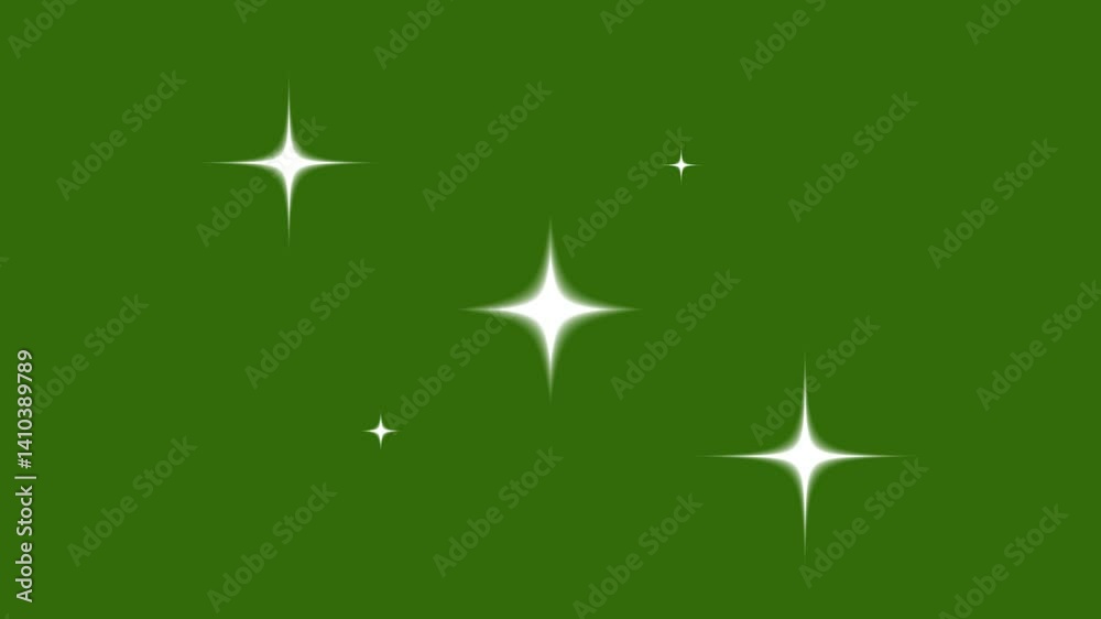 Blinking retro vector stars. twinkling starry night sky, looping animation. white cartoon, flat, vector, doodles style stars. 4k Blinking retro vector stars. twinkling starry night sky, looping animation. white cartoon, flat, vector, doodles style stars. 4k