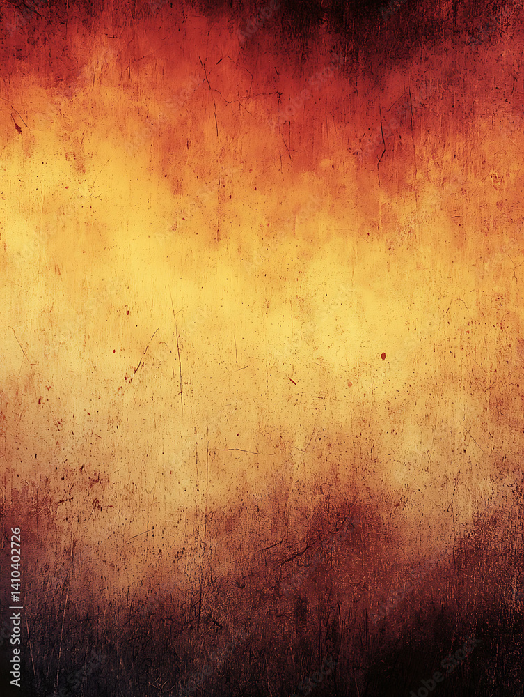 An aged textured background with gradients of reddish-brown golden-yellow and hints of dark tones.