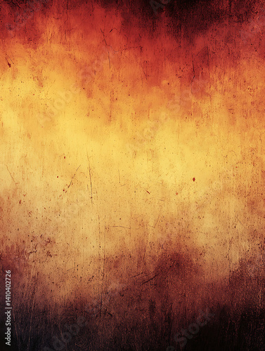 Obraz na płótnie An aged textured background with gradients of reddish-brown golden-yellow and hints of dark tones. w salonie