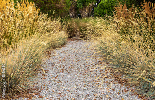 Obraz na płótnie Beautiful flower and herb garden in the South Island, New Zealand w salonie