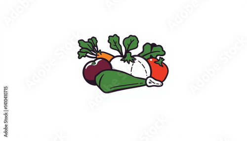 red tomato with green leaf
