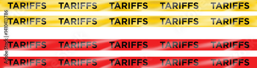Economic tariffs and government taxation or punative tariff trade policy or duties imposed on imports and exports by a government on imported or exported goods as Protectionism