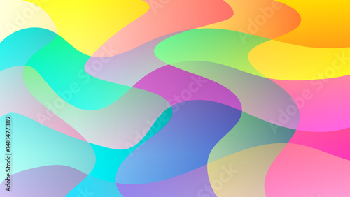 abstract colorful background with circles