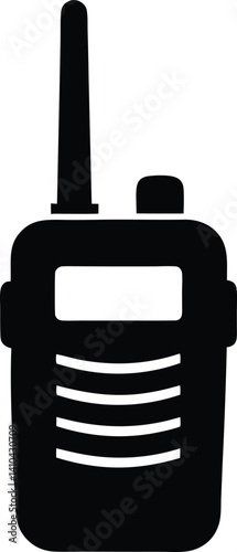 portable radio transmitter vector illustration