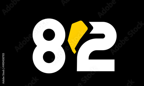 excavation number yellow logo simple modern unique