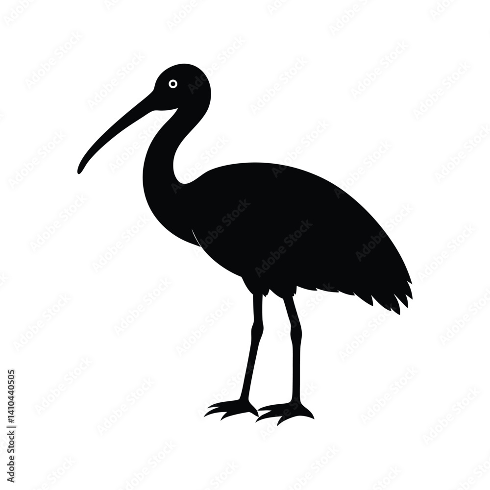 Fototapeta premium spoonbill silhouette