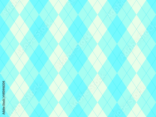 Elegant pastel blue and cream argyle diamond pattern.  Perfect for backgrounds, textiles, or stationery designs.  A classic pattern given a fresh, modern update.