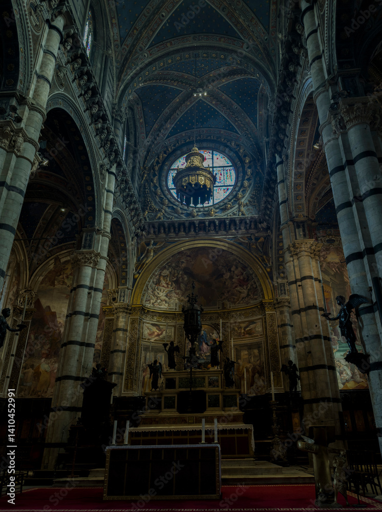 Obraz premium The Cathedral of Siena. Interior. Italy