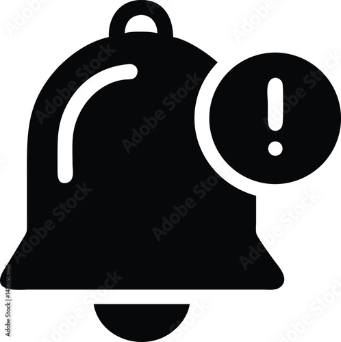 Urgent Alert Notification Bell Icon