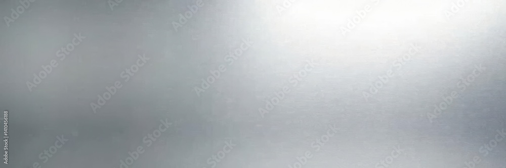 Obraz premium Modern metallic silver wall background with subtle gradient effect, textured, sleek