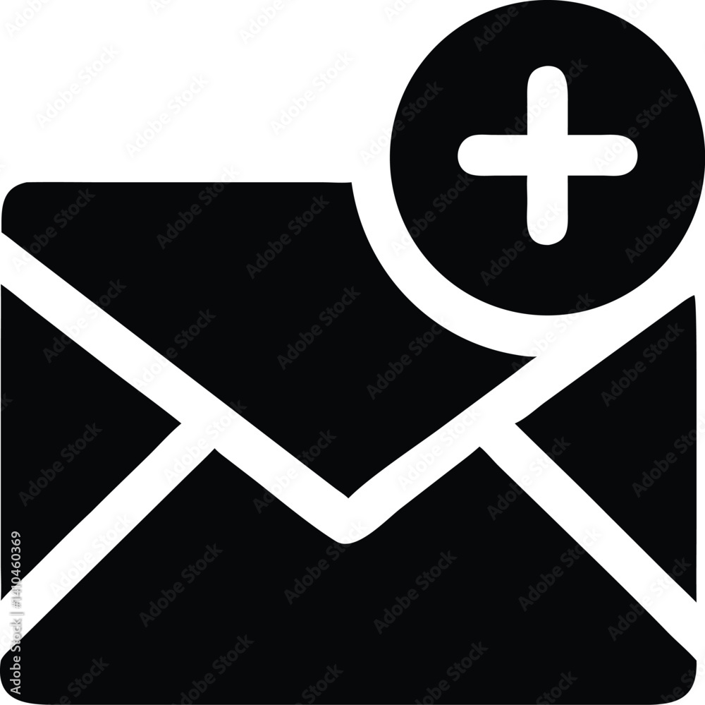 Fototapeta premium Compose New Email Add Message