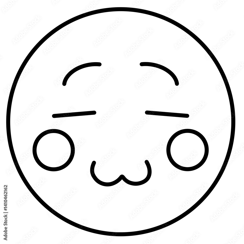An emoji by expressing his eyes or sleeping An emoji by expressing his eyes or sleeping