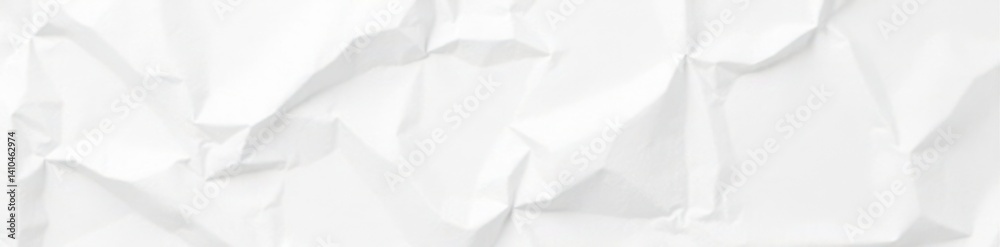 Fototapeta premium smooth white crumpled paper with a rough, uneven surface, white crumpled paper, uneven paper