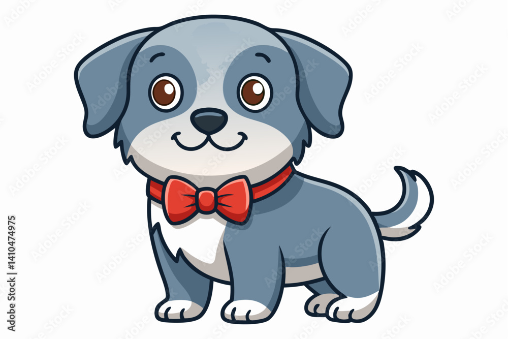 Fototapeta premium Adorable and colorful cute animal vector illustration perfect for children's books, nursery decor, educational materials, stickers, greeting cards, and cartoon-themed designs. Features charming animal
