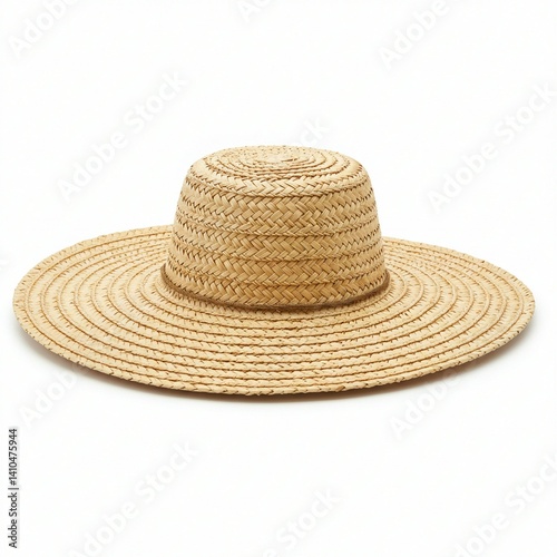Natural Straw Sun Hat, perfect for summer.
