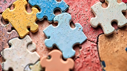 Acceptance and Understanding: Diverse Textures Form a Puzzle Piece