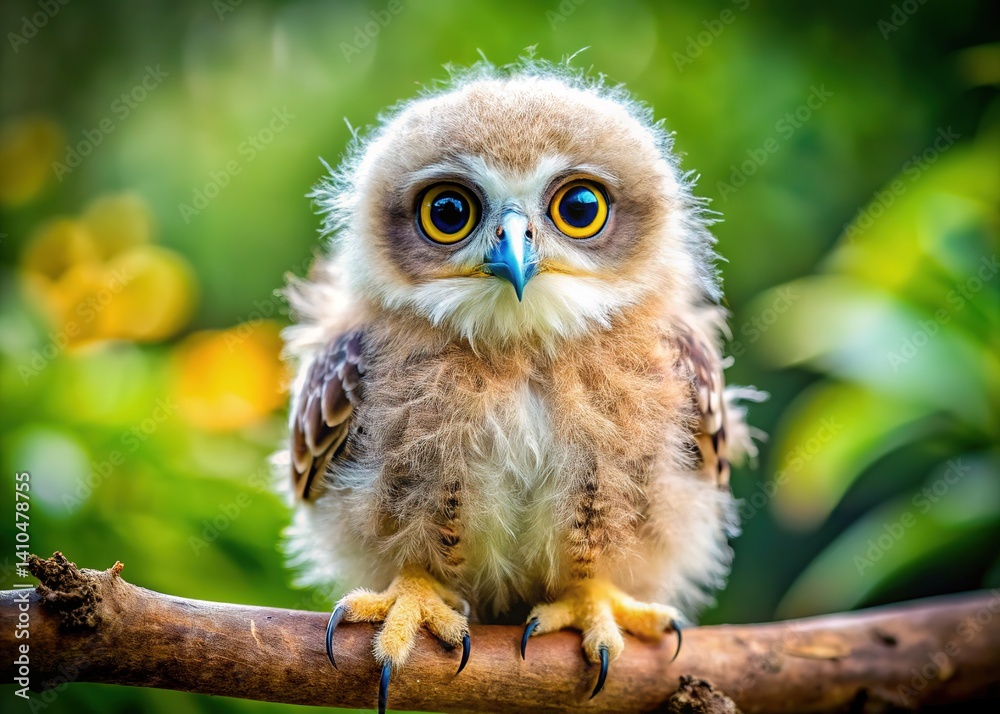 Obraz premium Adorable Eagle, Majestic Bird, Wildlife Photography, Cute Birds of Prey